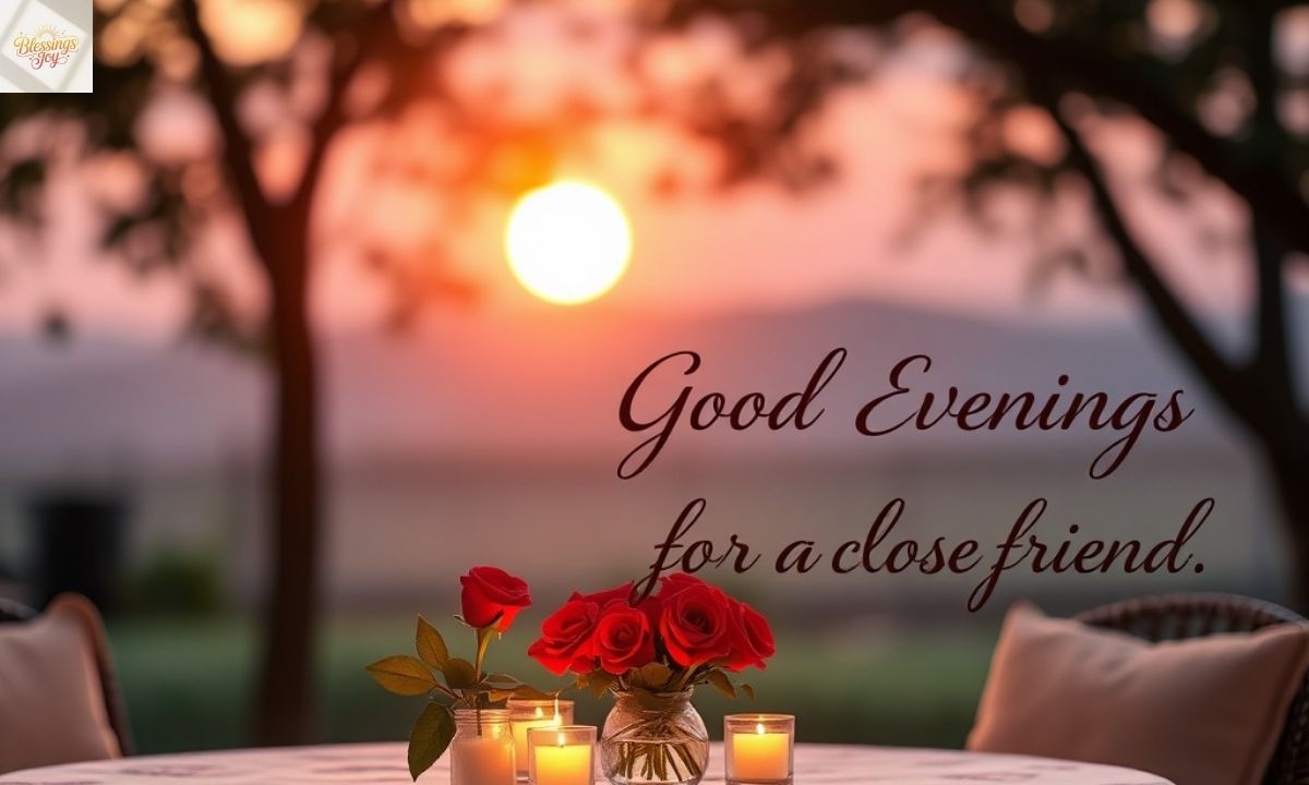 200+ Heartfelt Romantic Good Evening Messages for a Close Friend