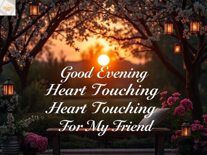 4. Good Evening Heart Touching Message For My Friend