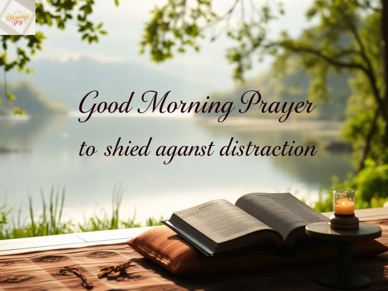 8. Good Morning Prayer to Shield Against Distractions