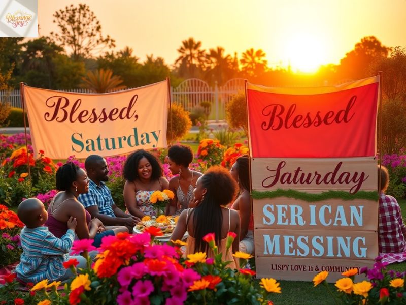 African American Saturday Blessings GIF