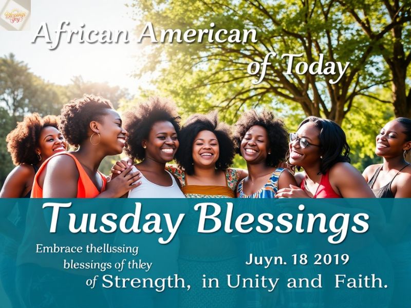 African American Tuesday Blessings Images