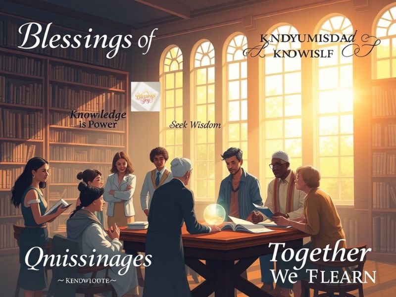 Blessings of Wisdom and Knowledge