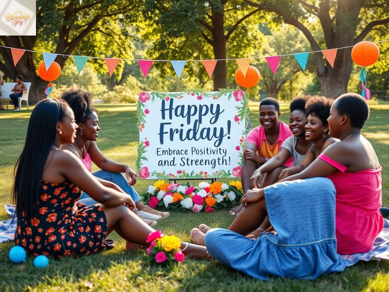 Encouragement African American Friday Blessings for Instagram