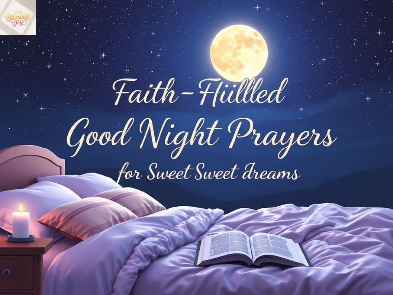 Faith-Filled Good Night Prayers for Sweet Dreams