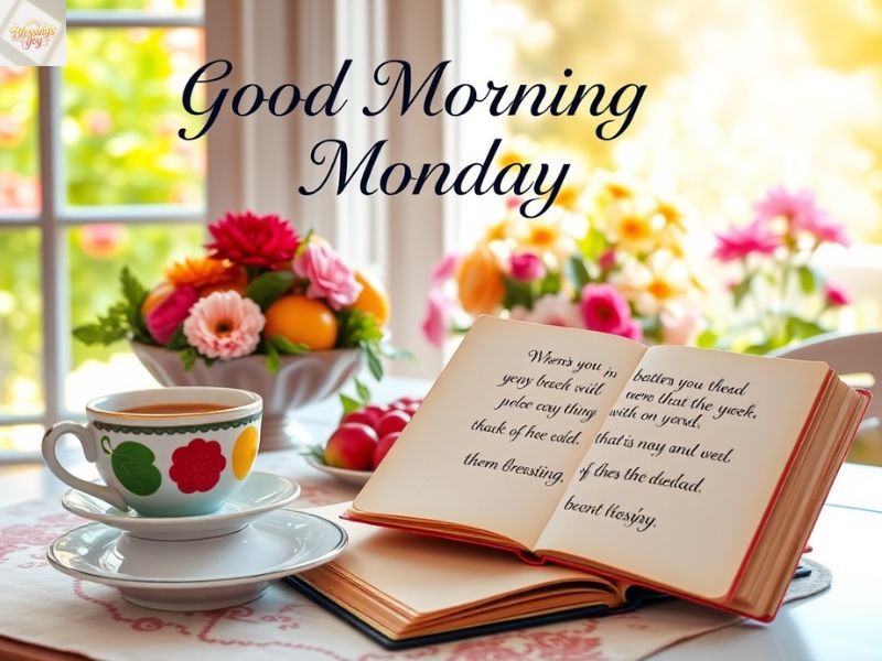 Good Morning Monday Blessings And Greetings
