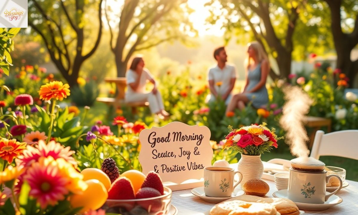 Good Morning Sunday Blessings Peace, Joy & Positive Vibes