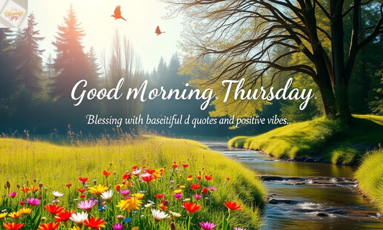 Good Morning Thursday Blessings Images Beautiful Quotes & Positive Vibes
