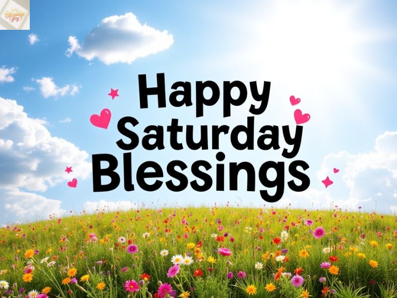 Happy Saturday Blessings