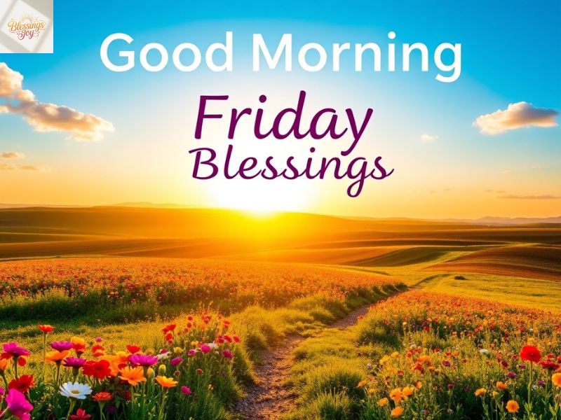 Motivational and Inspirational Good Morning Friday Blessings