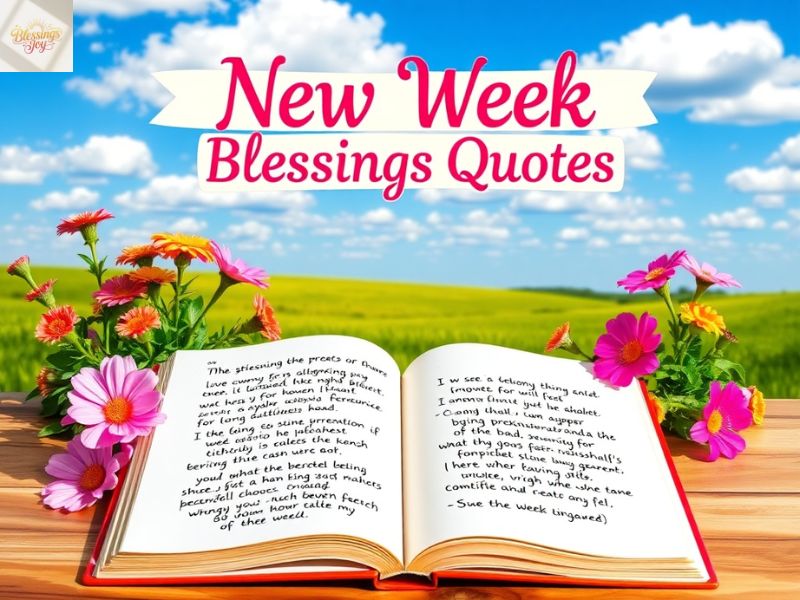 New Week Blessings Quotes