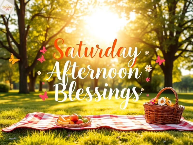 Saturday Afternoon Blessings