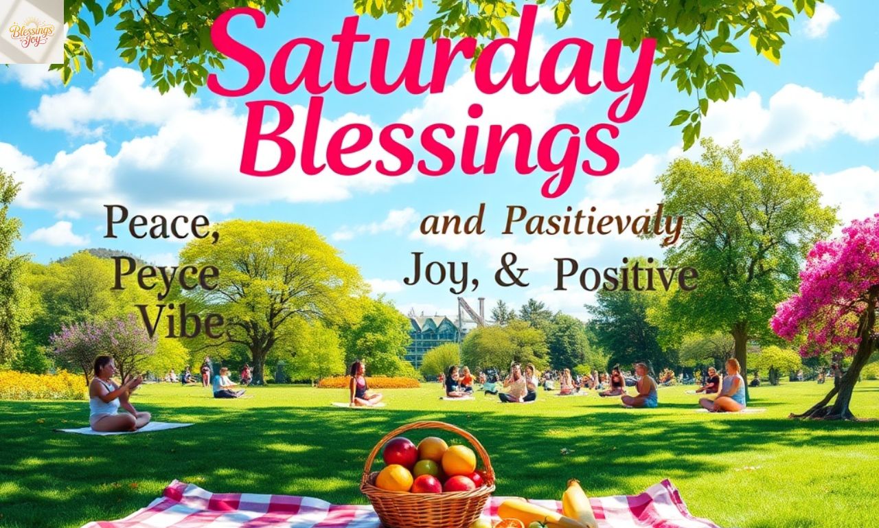 Saturday Blessings Images Peace, Joy & Positive Vibes