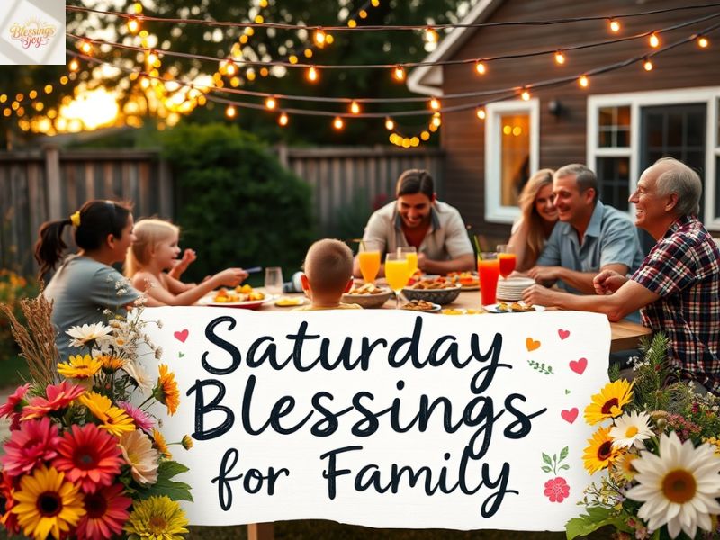 Saturday Blessings for Family