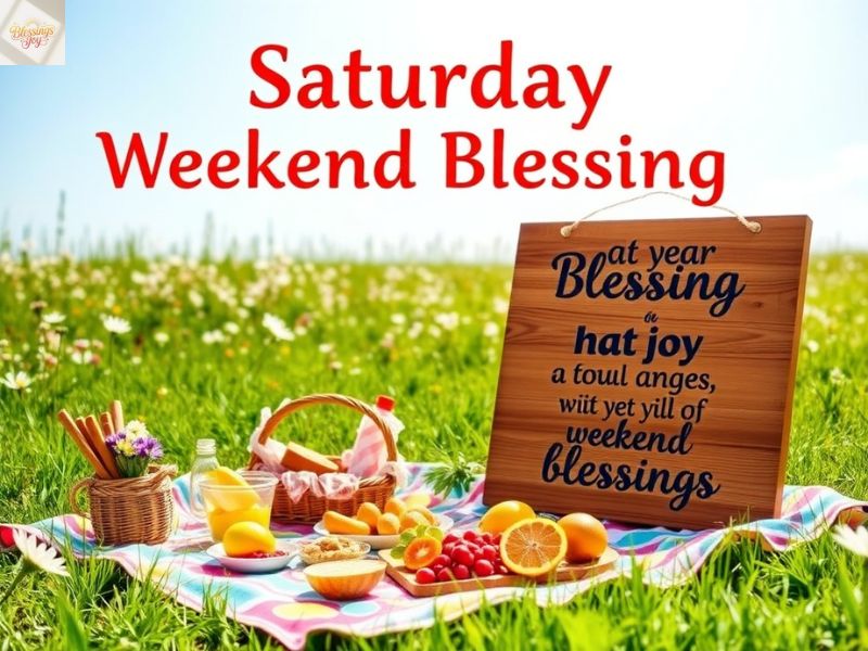 Saturday Weekend Blessings
