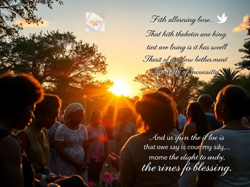 Spiritual African American Saturday Morning Blessings