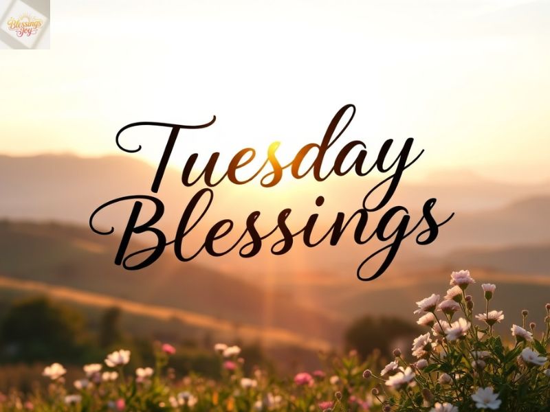 Tuesday Blessings Message