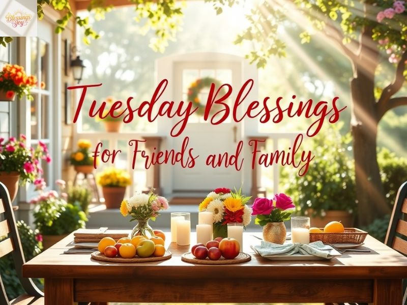 Tuesday Blessings for Friends and Family