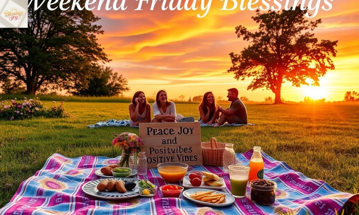 Weekend Friday Blessings Peace, Joy & Positive Vibes