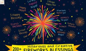 200+ Hilarious and Creative Fireworks Blessings