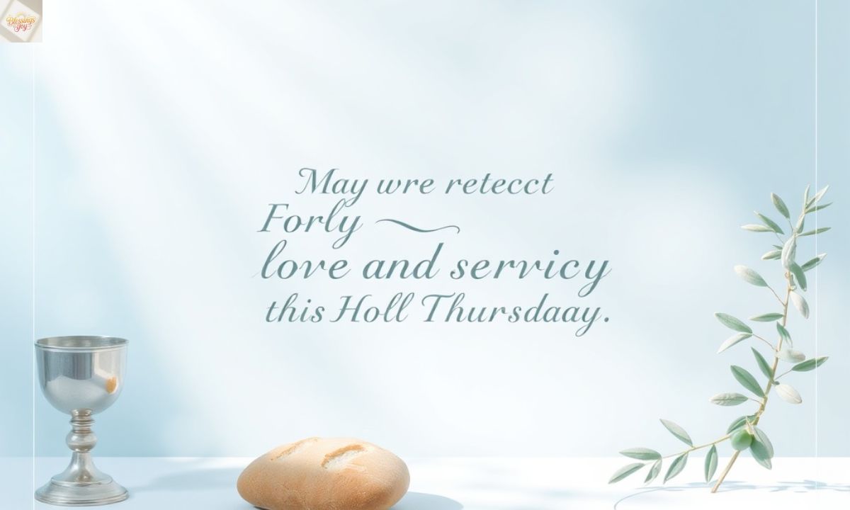 200+ Holy Thursday Blessings, Prayers & Quotes for Reflection