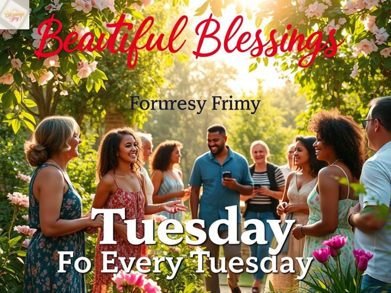 Beautiful Blessings For Every Tuesday