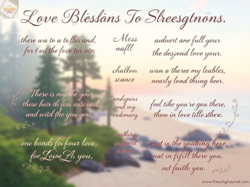 Comforting Love Blessings to Keep Your Bond Strong