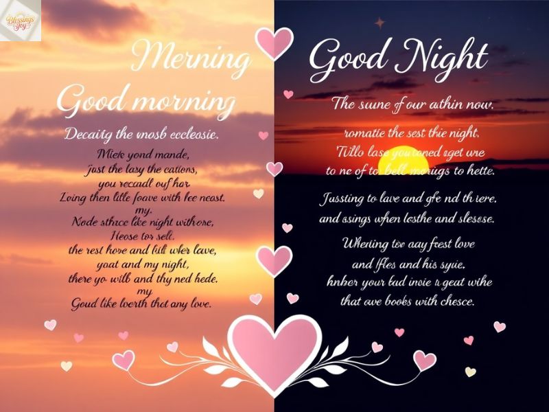 Emotional Good Morning and Good Night Love Blessings