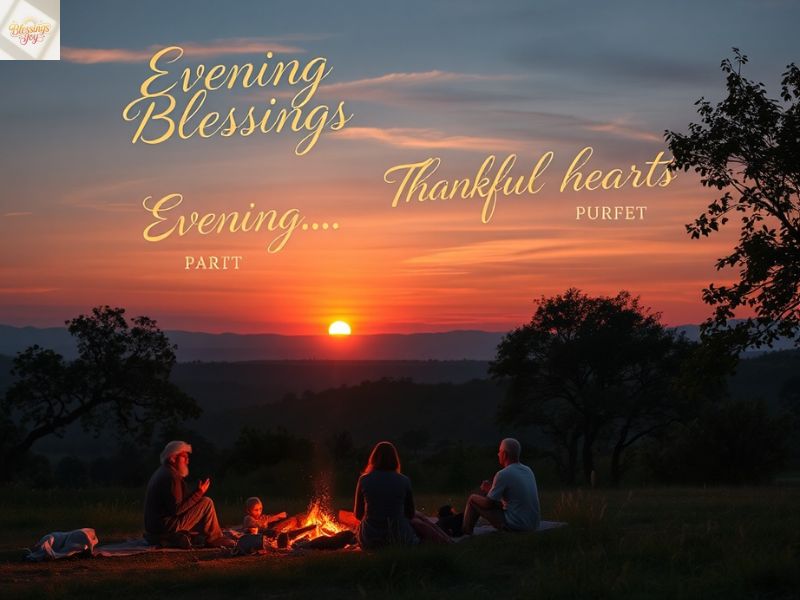 Evening Blessings of Thanks and Reflection