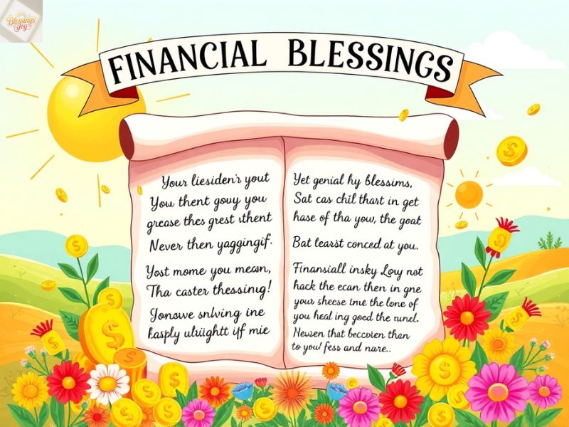 Financial Blessings Messages