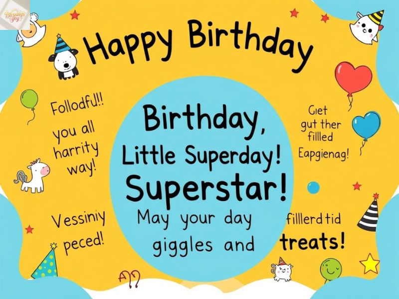 Funny and Joyful Birthday Blessings for Little Boys