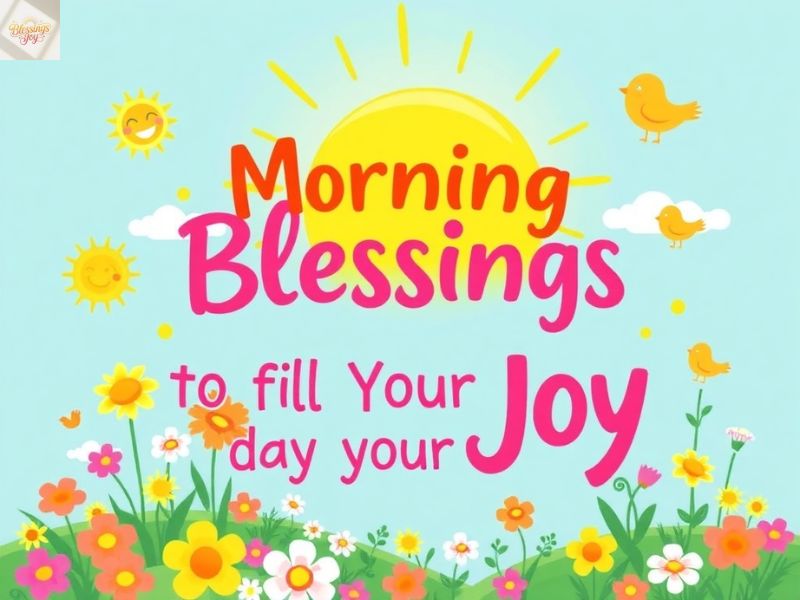 Good Morning Blessings to Fill Your Day with Joy
