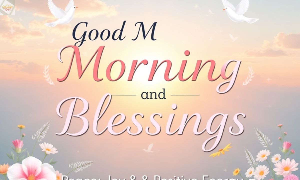 Good Morning Prayers and Blessings Peace, Joy & Positive Energy