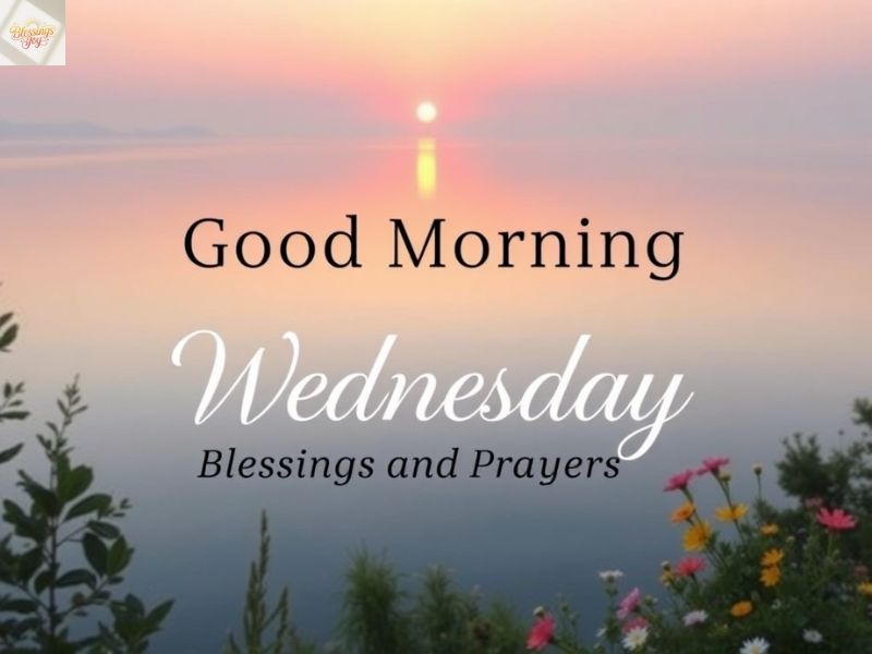 Good Morning Wednesday Blessings and Prayers