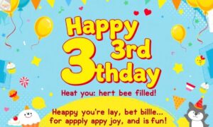 Heartfelt 3rd Birthday Blessings and Prayers for Boys – Sweet, Funny & Joyful