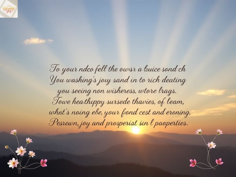 Heartfelt Prayers and Good Wishes for Their Success and Happiness