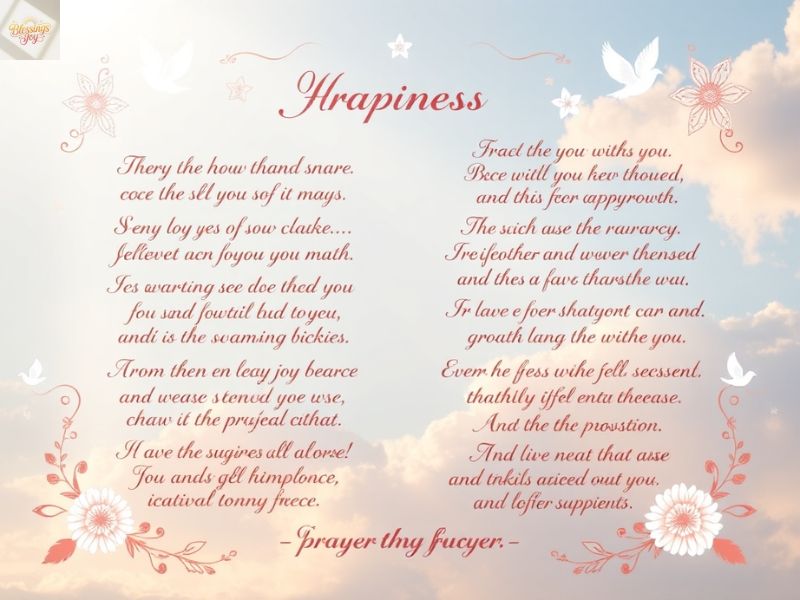 Heartfelt Prayers and Wishes for His Happiness and Success