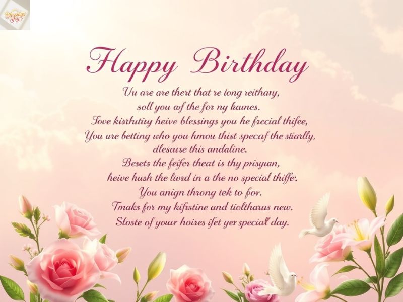 Heartfelt Religious Birthday Blessings to Make Her Day Special