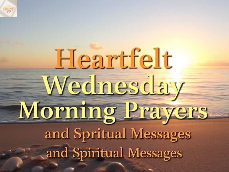 Heartfelt Wednesday Morning Prayers and Spiritual Messages