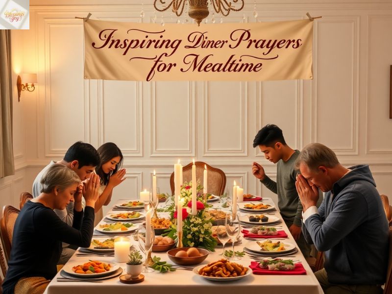 Inspiring Dinner Prayers For Mealtime