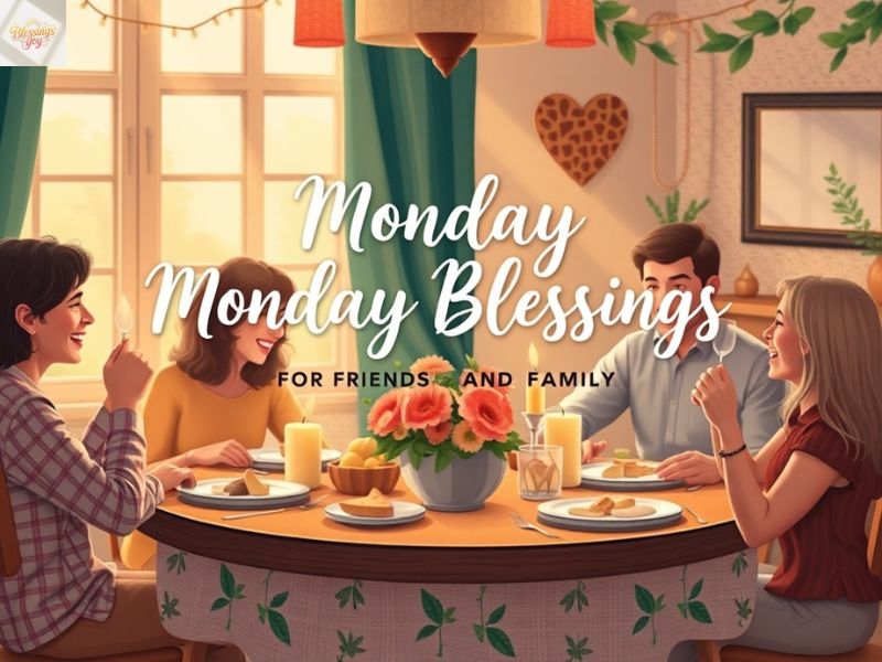 Monday Blessings for Friends and Family