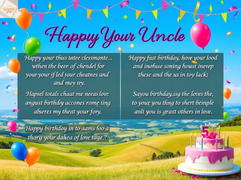 Personalized Blessings and Quotes to Celebrate Your Uncle