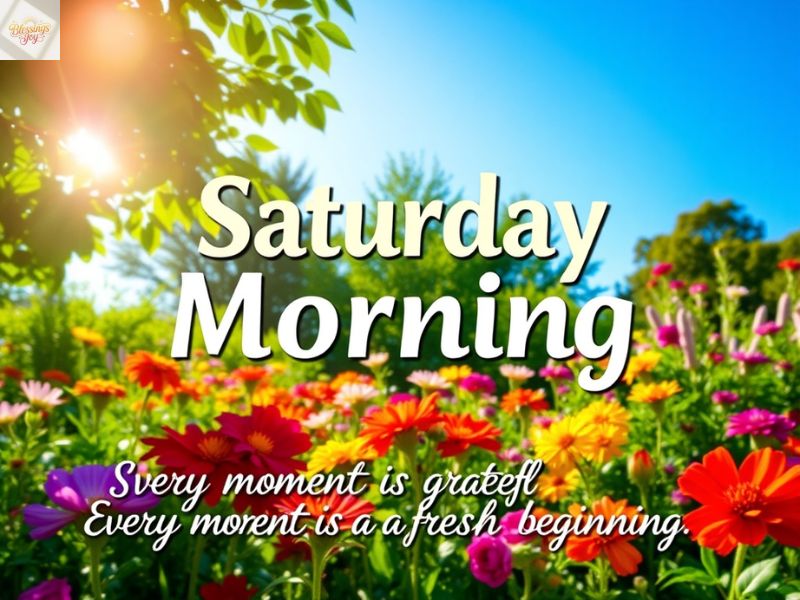 Positive Thoughts and Quotes for a Blessed Saturday