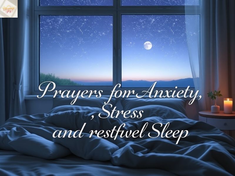 Prayers for Anxiety, Stress Relief, and a Restful Sleep