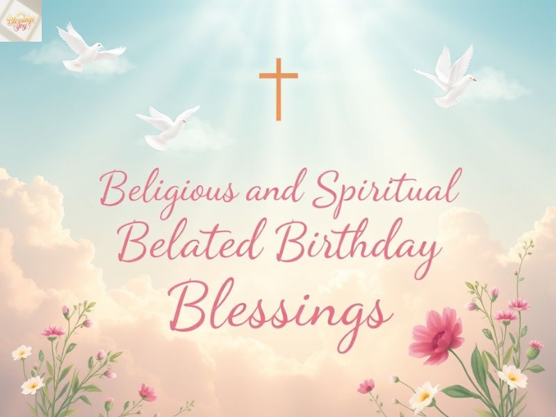 Religious and Spiritual Belated Birthday Blessings