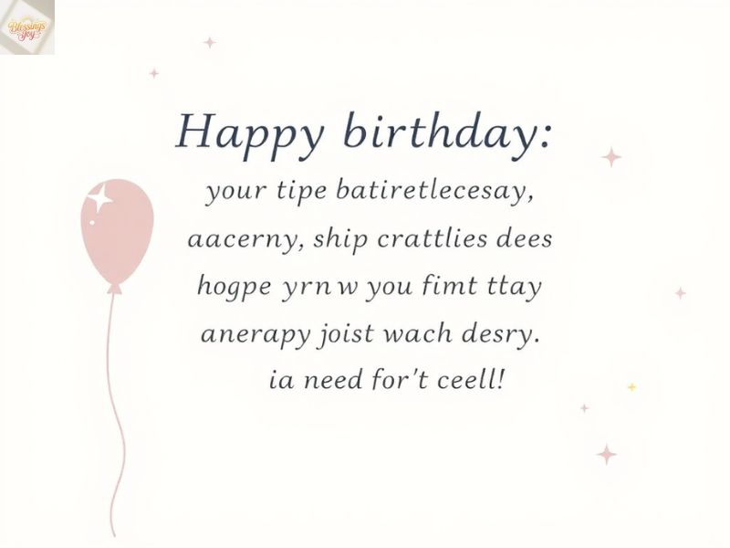 Simple Birthday Wishes