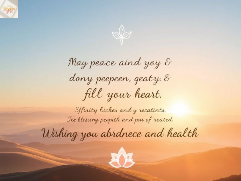 Spiritual Messages and Blessings for Health and Happiness