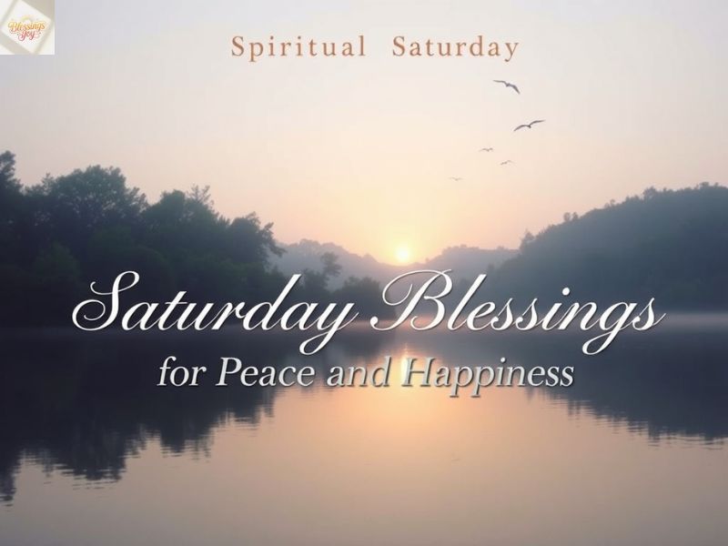 Spiritual Saturday Blessings for Peace and Happiness