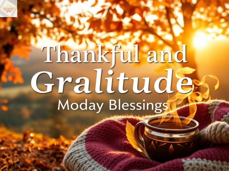 Thankful and Gratitude Monday Blessings