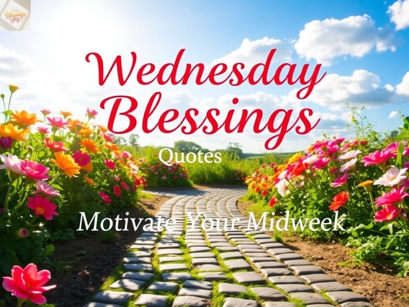Wednesday Blessings Quotes to Motivate Your Midweek