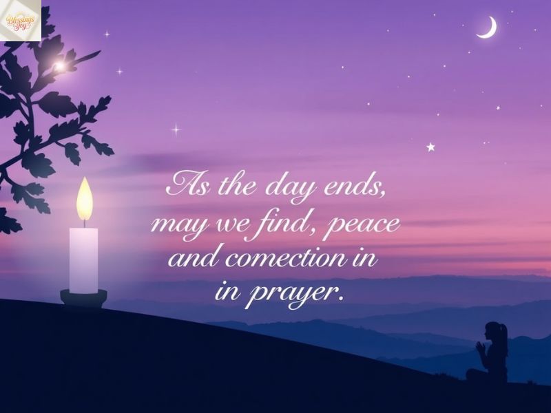 ✝️ Blessings for Evening Reflection and Prayer